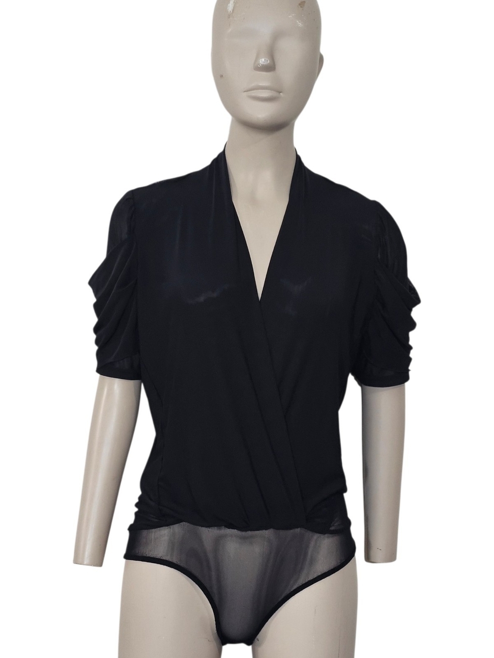 AKIRA SHOPAKIRA Black Textured Fabric Top